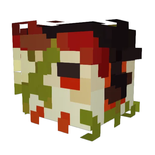 BambooKitten10 Minecraft avatar head, 3D render