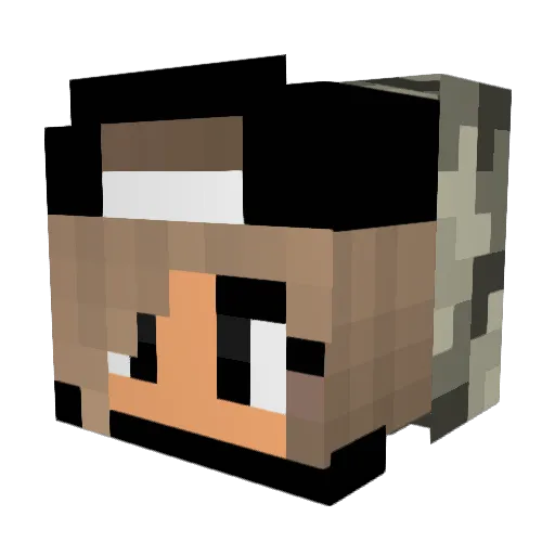 Bamboo_Empire Minecraft avatar head, 3D render