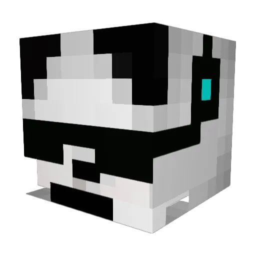 BambusHD Minecraft avatar head, 3D render