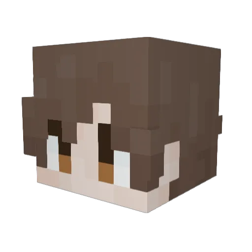 Bambuskus505 Minecraft avatar head, 3D render