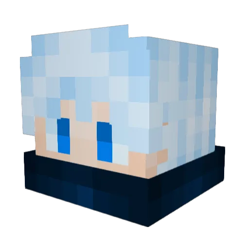 Bambusleitung6 Minecraft avatar head, 3D render
