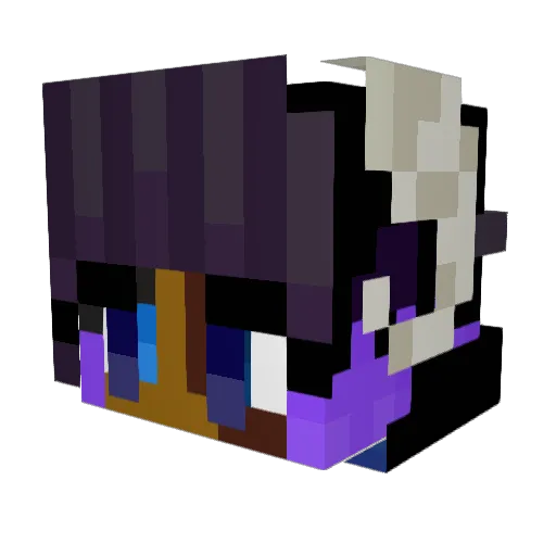 Bambyi8877 Minecraft avatar head, 3D render