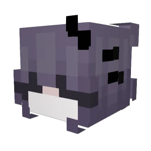 Bambzi Minecraft avatar head, 3D render