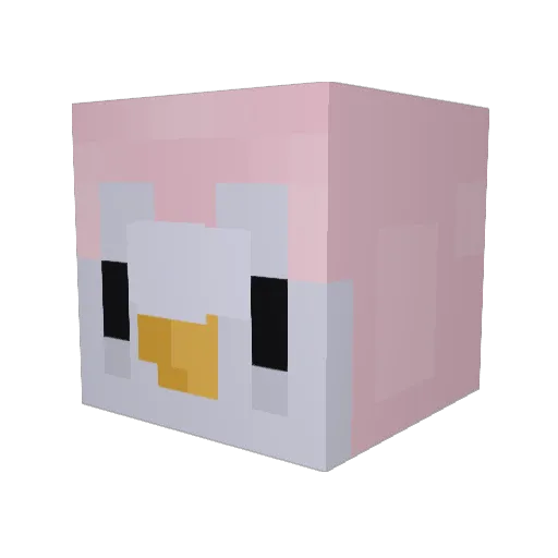 Bamerboy180 Minecraft avatar head, 3D render