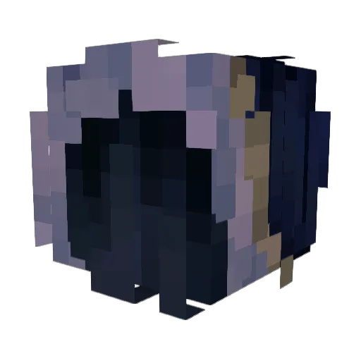 BamiasFist Minecraft avatar head, 3D render