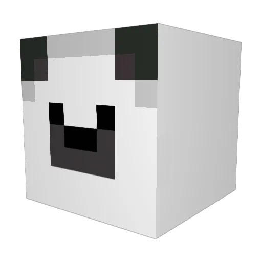 Bammity Minecraft avatar head, 3D render