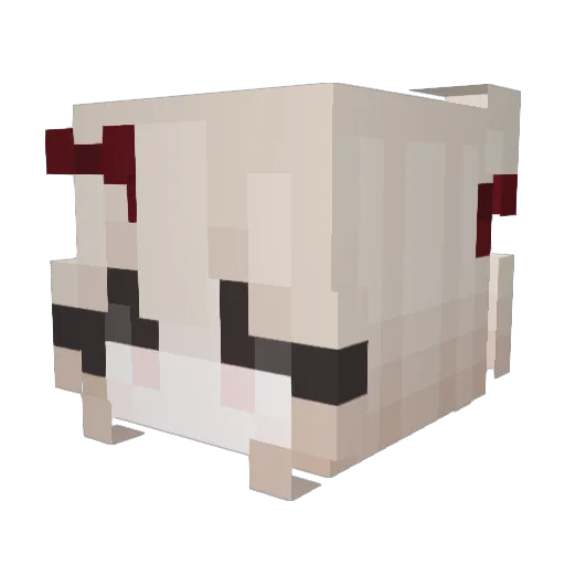 Bamntnc Minecraft avatar head, 3D render