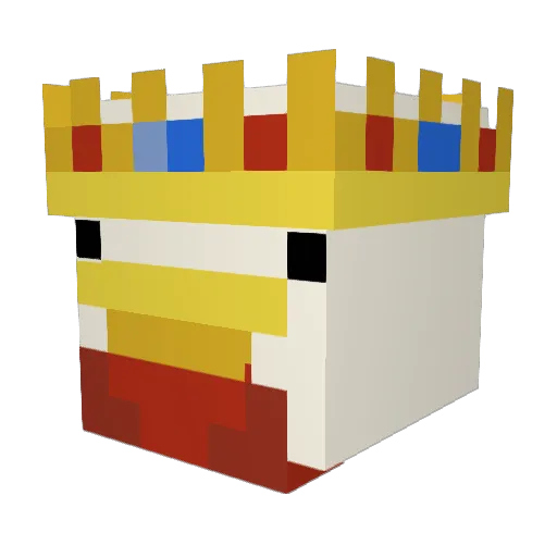 Bamuel_sarquin Minecraft avatar head, 3D render
