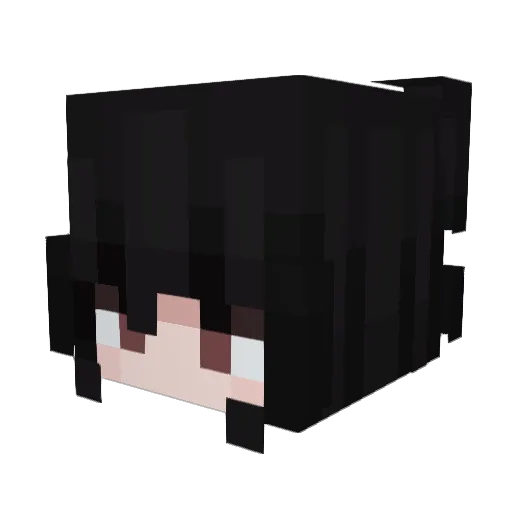 Bamwastaken Minecraft avatar head, 3D render