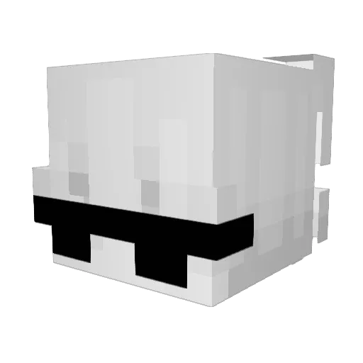 Bamzy_ Minecraft avatar head, 3D render