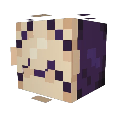 Ban188 Minecraft avatar head, 3D render
