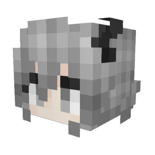 BanNearl Minecraft avatar head, 3D render