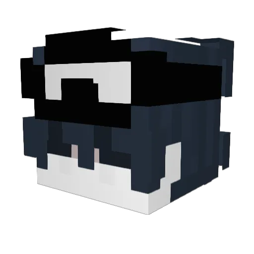 BanRay21 Minecraft avatar head, 3D render