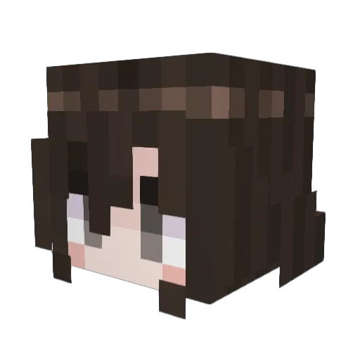 Ban_Anya Minecraft avatar head, 3D render