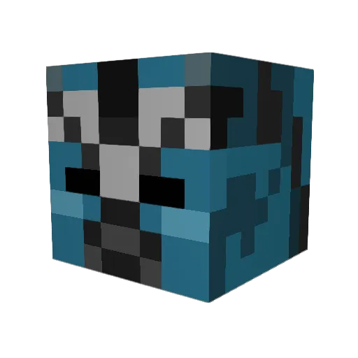 BanaSpace Minecraft avatar head, 3D render