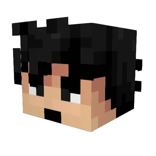 Banan4Jo3 Minecraft avatar head, 3D render
