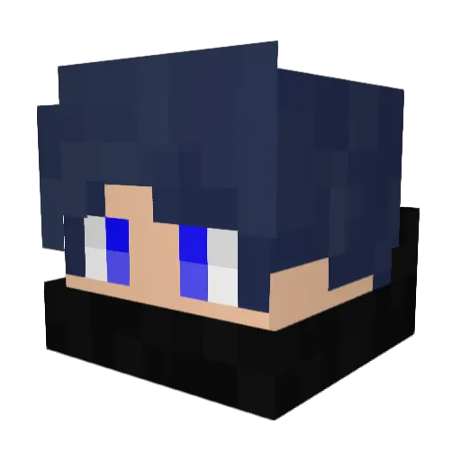 BananDrengDK Minecraft avatar head, 3D render
