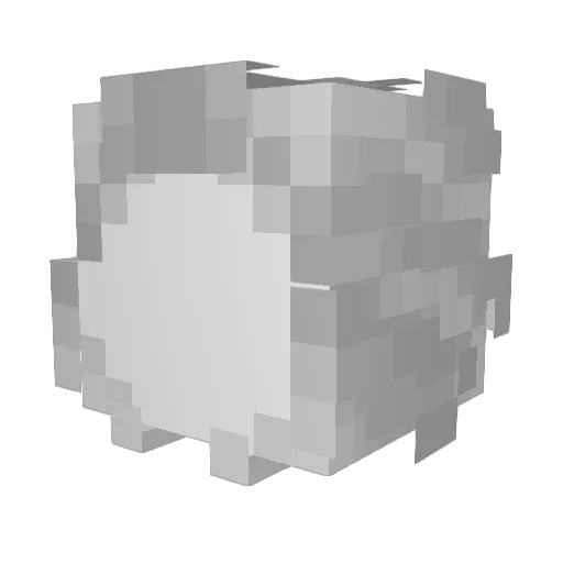 Banana478 Minecraft avatar head, 3D render