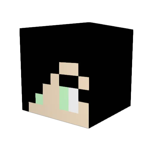 Banana505 Minecraft avatar head, 3D render
