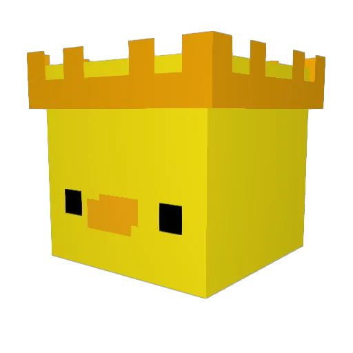 BananaDuck123 Minecraft avatar head, 3D render