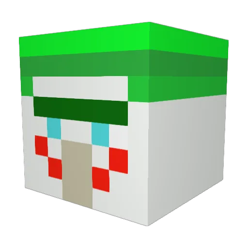 BananaJuice2002 Minecraft avatar head, 3D render