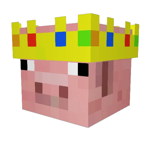 BananaMan301 Minecraft avatar head, 3D render
