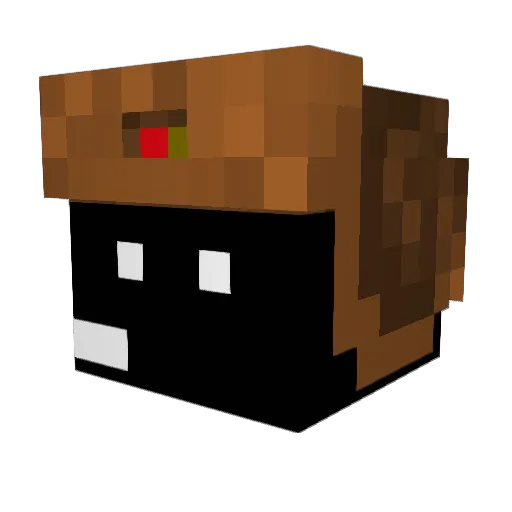 BananaMan580 Minecraft avatar head, 3D render
