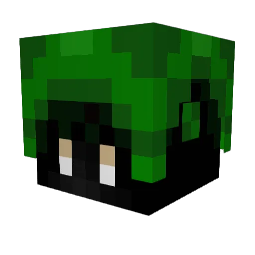 BananaMaster277 Minecraft avatar head, 3D render