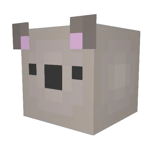 BananaMuffin123 Minecraft avatar head, 3D render