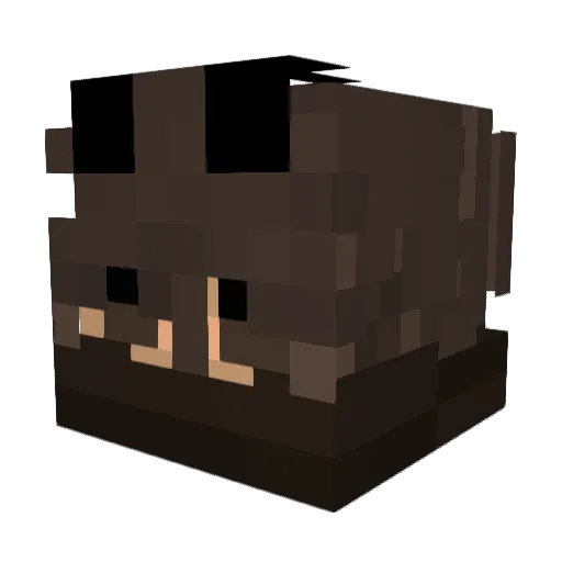 BananaNugget236 Minecraft avatar head, 3D render