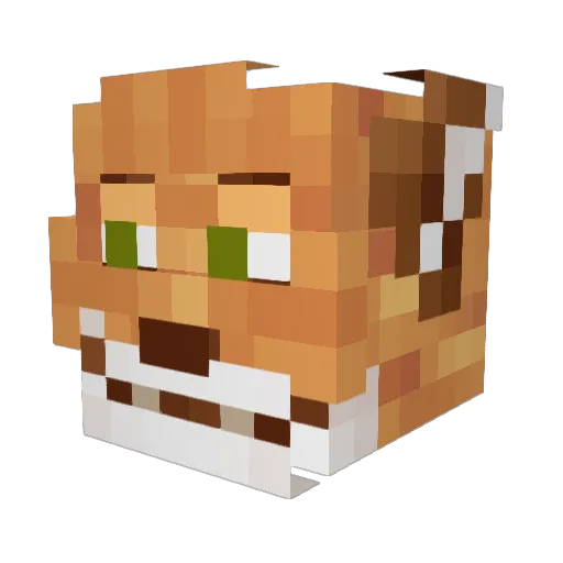 BananaPancake45 Minecraft avatar head, 3D render
