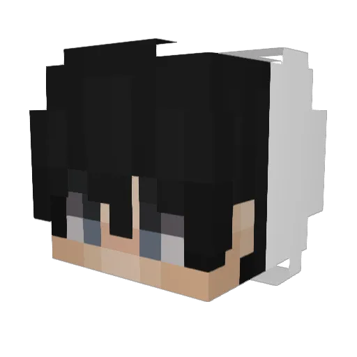 BananaReckt Minecraft avatar head, 3D render