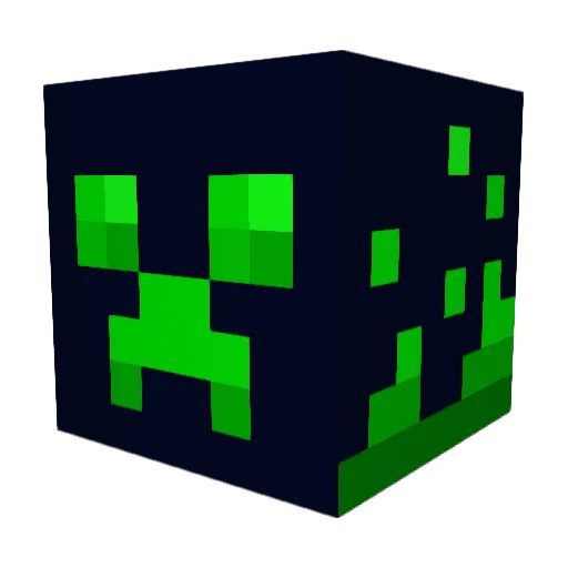 BananaVerde Minecraft avatar head, 3D render