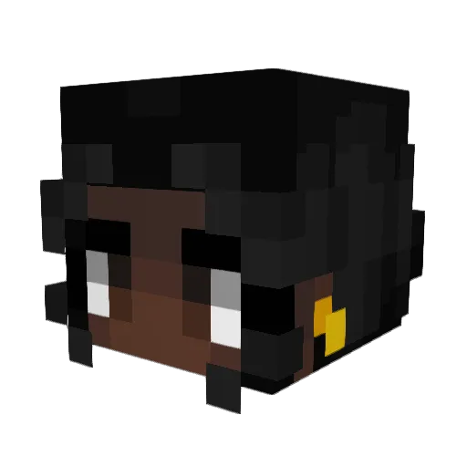Banana_479 Minecraft avatar head, 3D render