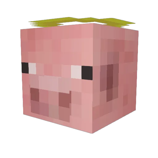 Banana_Beast43 Minecraft avatar head, 3D render