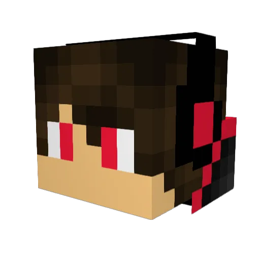 Banana_Boy_11 Minecraft avatar head, 3D render