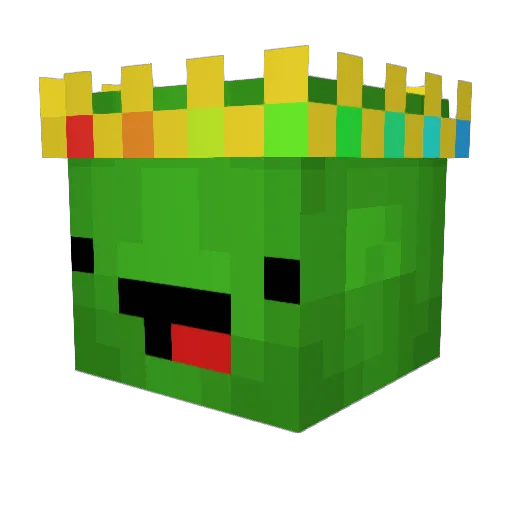 Banana_Cookies Minecraft avatar head, 3D render