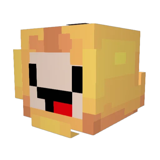 Banana_Joe88 Minecraft avatar head, 3D render