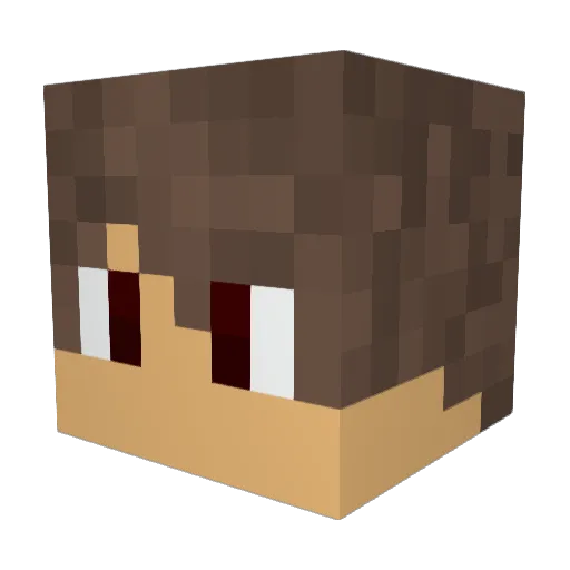 Banana_legend Minecraft avatar head, 3D render