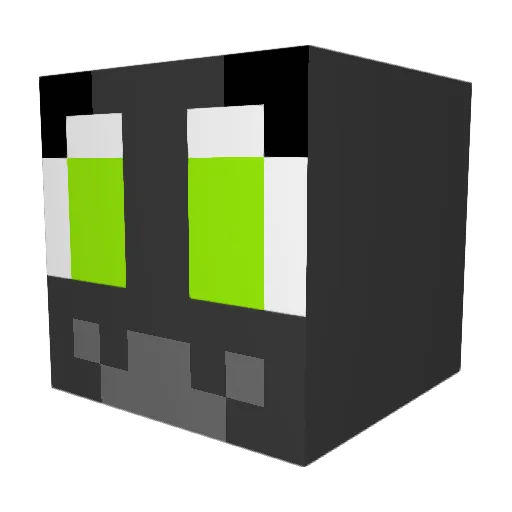 Banana_the_Cat Minecraft avatar head, 3D render