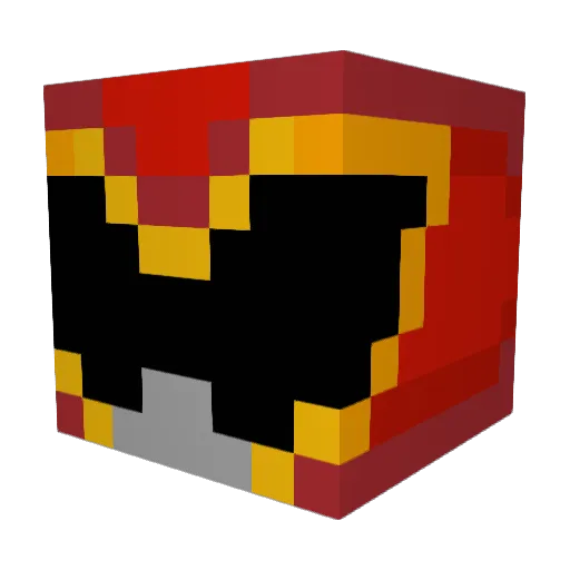 Bananabitter Minecraft avatar head, 3D render