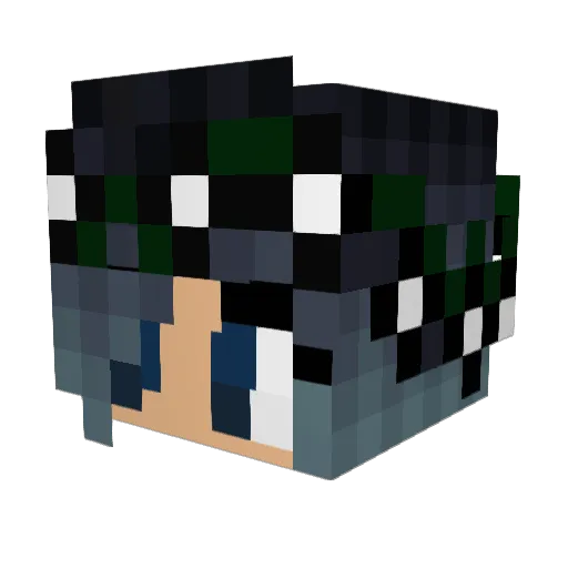 Bananabut12 Minecraft avatar head, 3D render