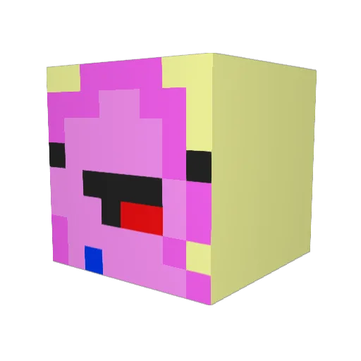 Bananaman1128 Minecraft avatar head, 3D render