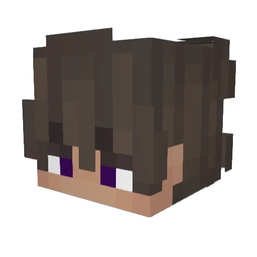 Bananaman408 Minecraft avatar head, 3D render