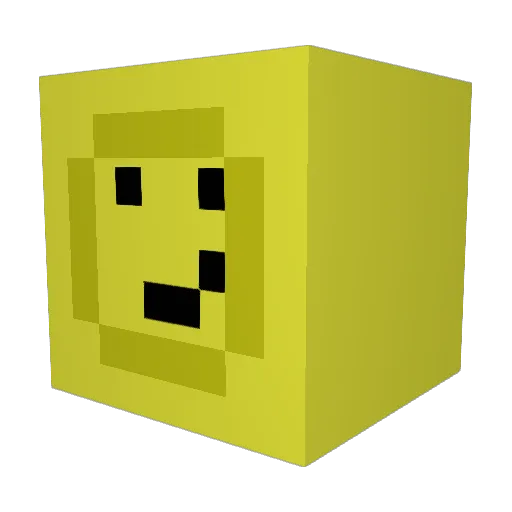 Bananamann34 Minecraft avatar head, 3D render