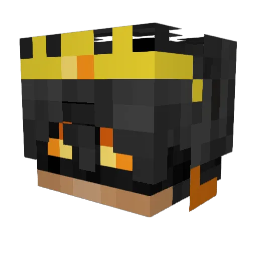 Banananamoth Minecraft avatar head, 3D render