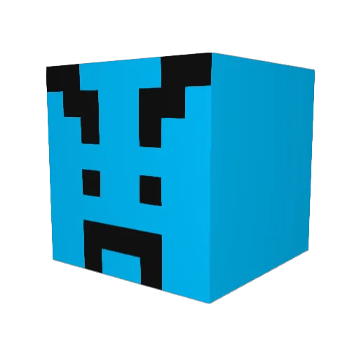 Bananapool11 Minecraft avatar head, 3D render