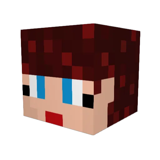 Bananashell93 Minecraft avatar head, 3D render