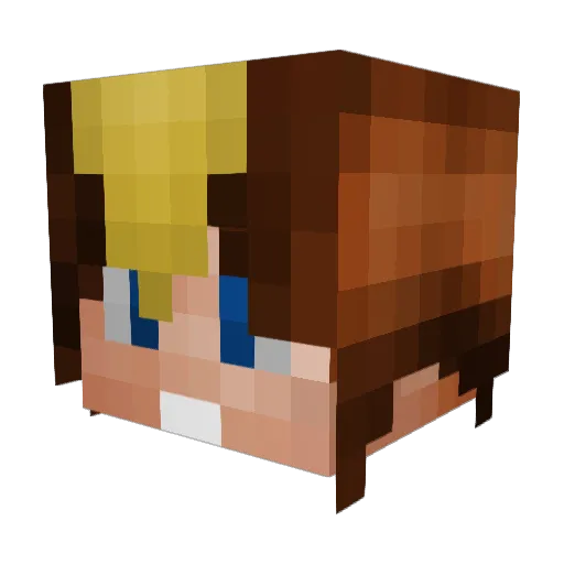 Bananasmoothy1 Minecraft avatar head, 3D render