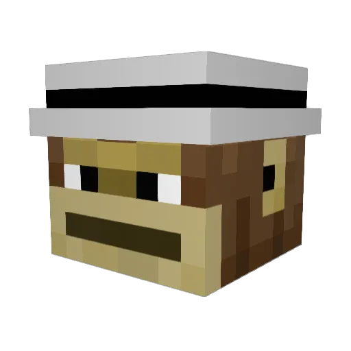 Bananasocks38 Minecraft avatar head, 3D render